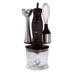 Clatronic SMS 3190, Mélangeur par immersion, 0,5 L, 200 W, Noir