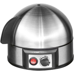 Clatronic EK 3321 7 œufs 400 W Noir, Acier inoxydable