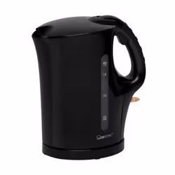 Clatronic WK 3445, 1,7 L, 2200 W, Noir, Indicateur de niveau d'eau, Arrêt de sécurité en cas de surchauffe, Sans fil