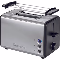 Clatronic TA 3620 2 part(s) 850 W Noir, Acier inoxydable