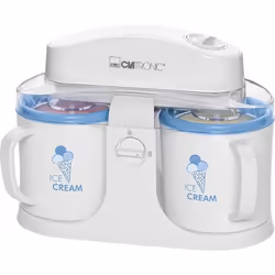 Clatronic ICM 3650, 0,5 L, 30 min, 2 bols, Blanc, 12 W, 220-240 V