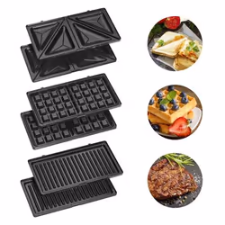 Clatronic ST/WA 3670 gaufrier et appareil à croque-monsieur 800 W Noir, Acier inoxydable - Vue supplémentaire 4