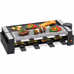 Clatronic RG 3678 raclette 4 personne(s) 1200 W Noir