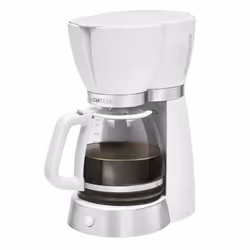 Clatronic KA 3689, Machine à café 2-en-1, 1,7 L, 1000 W, Blanc