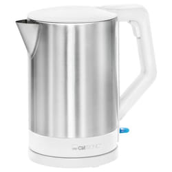 Clatronic WKS 3692 bouilloire 1,5 L 2200 W Acier inoxydable, Blanc