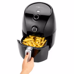 Clatronic FR 3698 H Unique 1,5 L Autonome 900 W Friteuse d’air chaud Noir