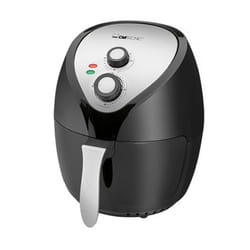 Clatronic FR 3699 H Unique 3,6 L Autonome 1400 W Friteuse d’air chaud Noir, Argent