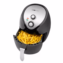 Clatronic FR 3699 H Unique 3,6 L Autonome 1400 W Friteuse d’air chaud Noir, Argent