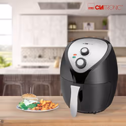 Clatronic FR 3699 H Friteuse à air chaud 3,6L 1400W Noir, Argent - Vue supplémentaire 4