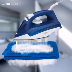 Clatronic DB 3704 Fer à vapeur Semelle en acier inoxydable 2200 W Bleu, Blanc - Vue supplémentaire 4
