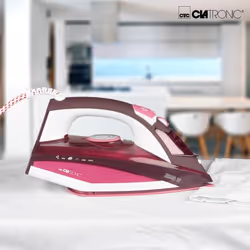 Clatronic DB 3705 Fer à vapeur Semelle en céramique 2600 W Rose - Vue supplémentaire 4