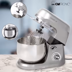 Clatronic KM 370 robot de cuisine 1000 W 5 L Titane