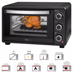 Clatronic MBG 3727 25 L Noir