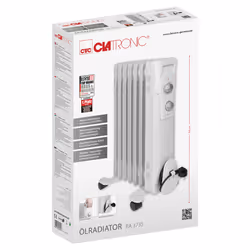 Clatronic RA 3735 Intérieure Blanc 1500W
