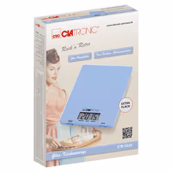 Clatronic KW 3626 Bleu Rectangle Balance de ménage électronique