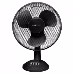 Clatronic VL 3602, Ventilateur à lame domestique, Noir, Sol, Table, Mur, fenêtre, 30 cm, Secteur, 40 W