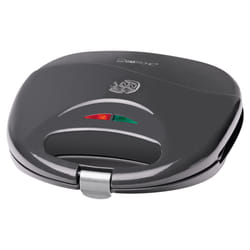 Clatronic ST 3477 gaufrier et appareil à croque-monsieur 750 W Gris