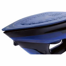Clatronic DB 3755 Fer à repasser à sec ou à vapeur Semelle en céramique 2800 W Noir, Bleu