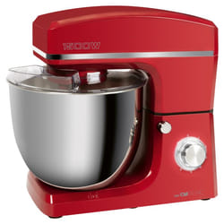 Clatronic KM 3765 robot de cuisine 1500 W 10 L Rouge, Acier inoxydable