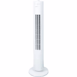 Clatronic TVL 3770, Ventilateur vertical domestique, Blanc, Sol, 75°, 2 h, Secteur