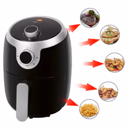 Clatronic FR 3769 H Friteuse à air chaud 1,8L 1000W Noir, Inox - Vue supplémentaire 5
