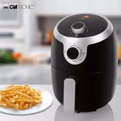 Clatronic FR 3769 H Friteuse à air chaud 1,8L 1000W Noir, Inox - Vue supplémentaire 6