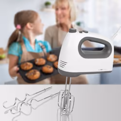 Clatronic HM 3775 Batteur à main 400 W Gris, Blanc - Vue supplémentaire 5