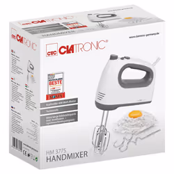 Clatronic HM 3775 Batteur à main 400 W Gris, Blanc - Vue supplémentaire 7