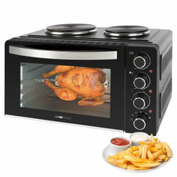 Clatronic KK 3786 four et cuisinière Plaque de cuisson de table Electrique Plaque scellée Noir