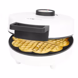 Clatronic WA 3832 1 gauffre(s) 1200 W Noir, Blanc - Vue supplémentaire 4