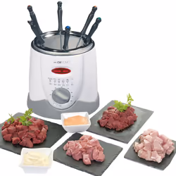 Clatronic FFR 2916 Unique 1 L Autonome 900 W Friteuse Gris, Blanc