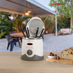 Clatronic FFR 2916 Friteuse à air chaud 1L 900W Gris, Blanc - Vue supplémentaire 8