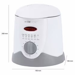 Clatronic FFR 2916 Friteuse à air chaud 1L 900W Gris, Blanc - Vue supplémentaire 9