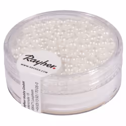 Rayher Hobby 14589102, Blanc, Perle ronde