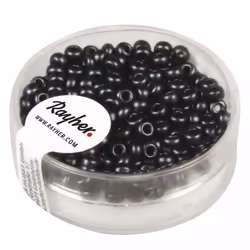 Rayher Hobby 14589572, Anthracite, Perle ronde