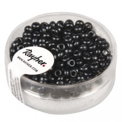 Rayher Hobby 14589572 Perle ronde Anthracite