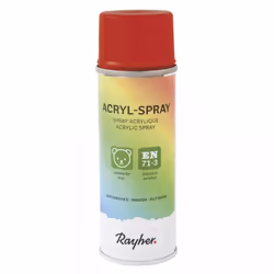 Rayher Hobby 34145287, 200 ml, Rouge, Bombe aérosol, Résiste aux intempéries