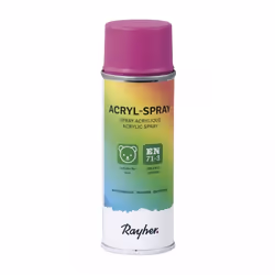 Rayher Hobby 34145264, 200 ml, Rose, Bombe aérosol, Résiste aux intempéries