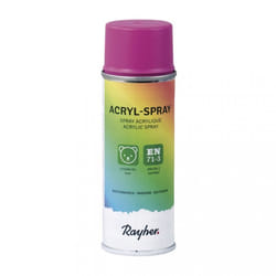 Rayher Hobby 34145264 peinture acrylique 200 ml Rose Bombe aérosol