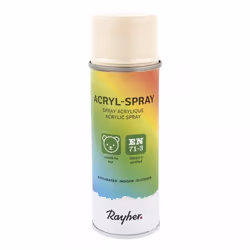 Rayher Hobby 34145508, 200 ml, Beige, Bombe aérosol, Résiste aux intempéries