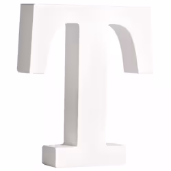 Rayher Hobby 62671000, Lettre décorative, Panneau de fibres à densité moyenne, Blanc, 110 mm, 2 cm, 1 pièce(s)