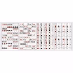Rayher Hobby 60783000, Noir, Rouge, 4 feuilles
