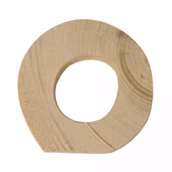 Rayher Hobby 6214700, Lettre décorative, Bois, Bois, 50 mm, 10 mm, 1 pièce(s)