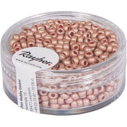 Perles de rocaille - Rayher - 14307254 - Métallisé - 26 mm - 17 g - Rose tendre