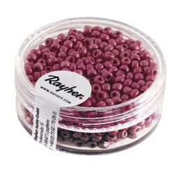 Rayher Hobby 14307258 Perle en forme de graine Métal Rose