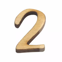 Rayher Hobby 6218700, Chiffre décorative, Bois, Bois, 1 pièce(s)