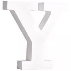 Rayher Hobby 62676000, Lettre décorative, Panneau de fibres à densité moyenne, Blanc, 110 mm, 2 cm, 1 pièce(s)