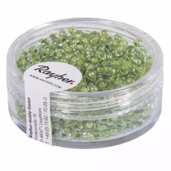 Rayher Hobby 14312432, Vert, Perle en forme de graine
