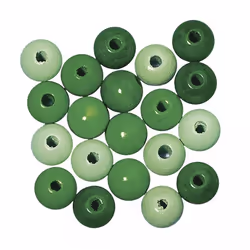 Rayher Hobby 1253100 Perle ronde Bois Vert