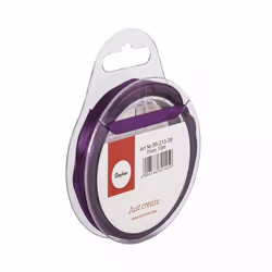 Rayher Hobby 5521339, Lilas, Satin, 10 m, 7 mm, 1 pièce(s)